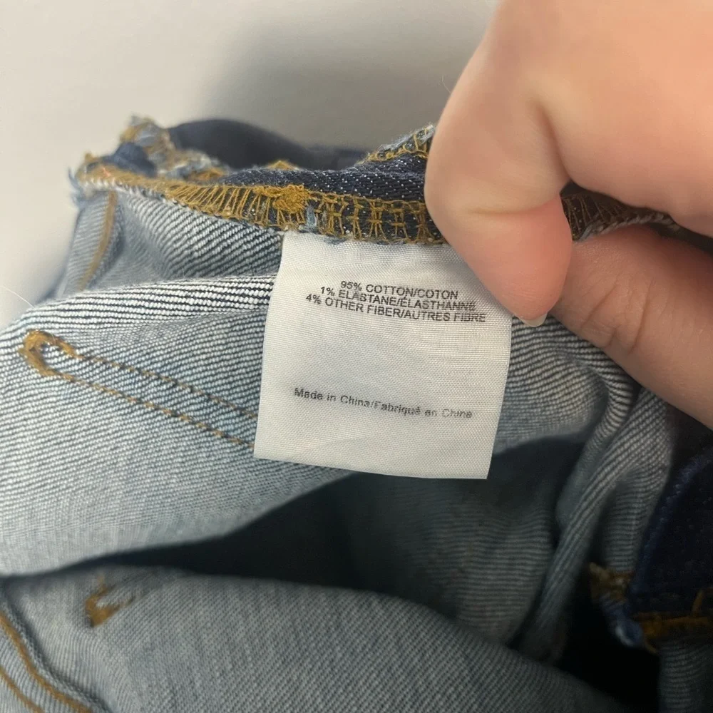 Tory Burch Harley straight Unfinished Pocket Stretchy Jeans Size 28